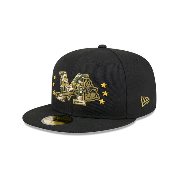 Mississippi Braves 2024 Armed Forces Day 59FIFTY Fitted Cap