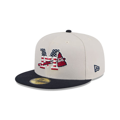 Mississippi Braves 2024 New Era Fourth of July 59FIFTY Fitted Cap