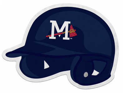 Mississippi Braves Helmet Pennant