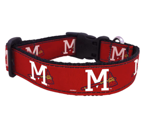 Mississippi Braves Dog Collar