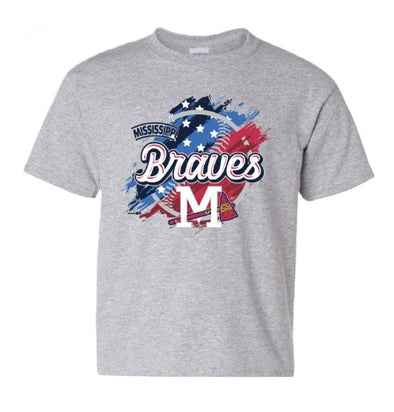 Mississippi Braves Youth Thick Tee
