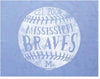 Mississippi Braves Sweatshirt Blanket