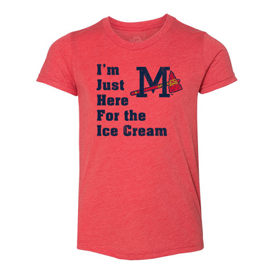 Mississippi Braves Youth Ice Cream Tee