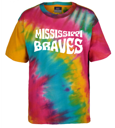 Mississippi Braves Youth Wild Rainbow Tee
