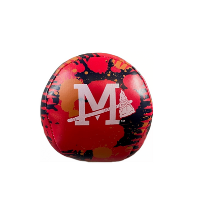 Mississippi Braves Paint Splatter Softee Ball
