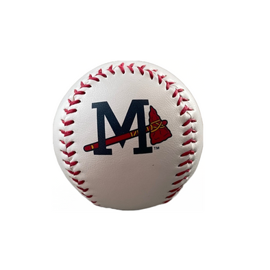 Mississippi Braves White Logo Baseball