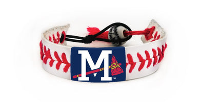 Mississippi Braves Baseball Seam Bracelet
